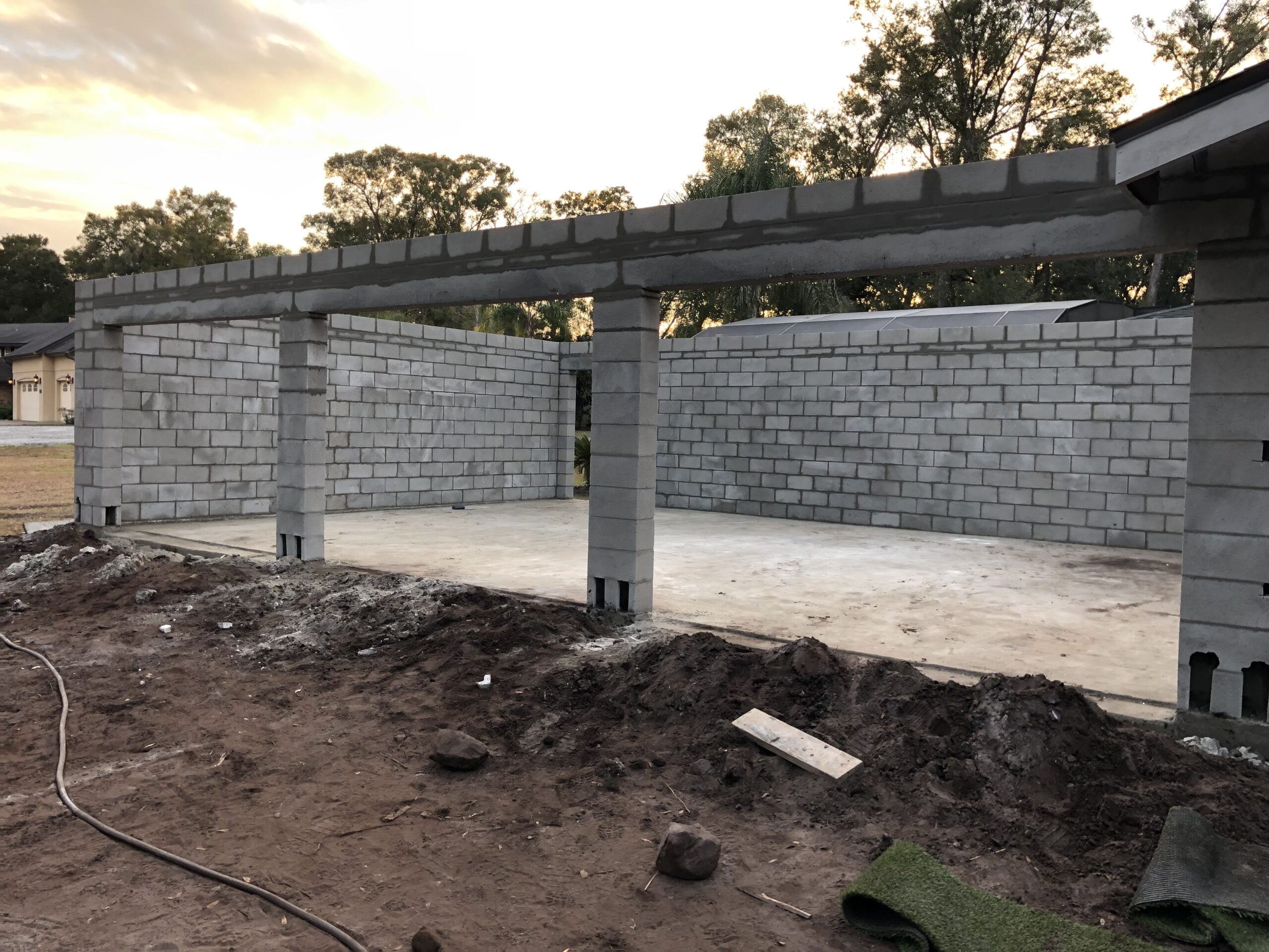 Garage addition built by Beery Roofing & Redesign in Volusia County, FL